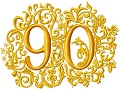 Anniversary 90 embroidery design b